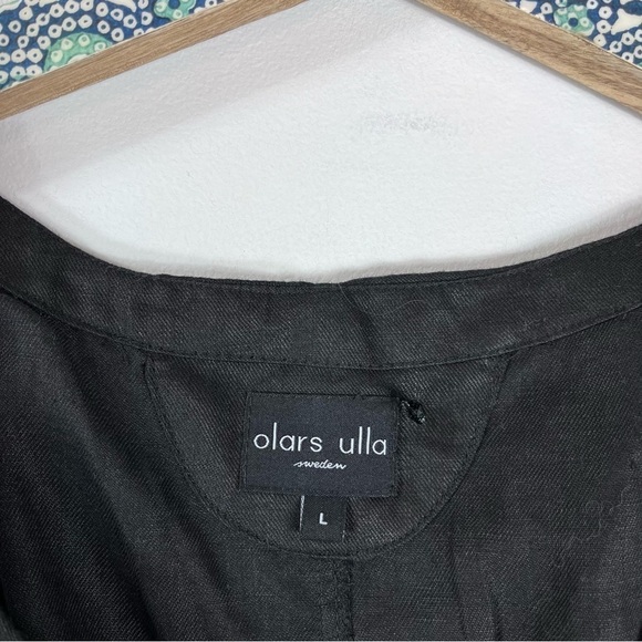 OLARS ULLA 100% Linen Sleeveless Corset Style Lace Up Back Top LagenLook - Picture 7 of 11